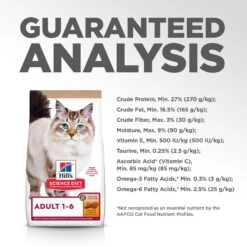 Hill's Science Diet Adult 1-6 Chicken & Brown Rice Recipe Dry Cat Food -PurePet Bites Shop 215369 PT8. AC SS1800 V1614208007
