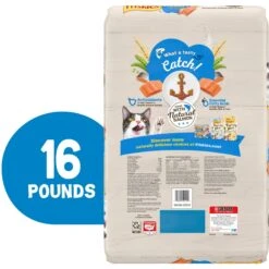 Friskies Ocean Favorites With Natural Salmon Dry Cat Food -PurePet Bites Shop 215380 PT1. AC SS1800 V1700158597