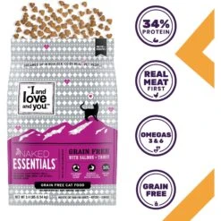 I And Love And You Naked Essentials Salmon & Trout Recipe Grain-Free Dry Cat Food -PurePet Bites Shop 217323 PT1. AC SS1800 V1688158016