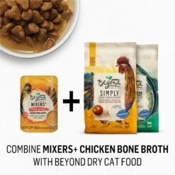 Purina Beyond Mixers Immune Support Chicken Bone Broth Wet Cat Food Complement, 1.55-oz Pouch, Case Of 16 -PurePet Bites Shop 217362 PT6. AC SS1800 V1700159249