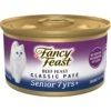 Fancy Feast Beef Feast Classic Pate Senior 7+ Canned Cat Food, 3-oz Can, Case Of 24 -PurePet Bites Shop 217438 MAIN. AC SS1800 V1691418391