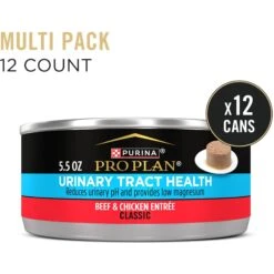 Purina Pro Plan Focus Urinary Tract Health Formula Beef & Chicken Entree Pate Canned Cat Food -PurePet Bites Shop 217729 PT1. AC SS1800 V1634252208