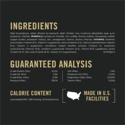 Purina Pro Plan Focus Urinary Tract Health Formula Beef & Chicken Entree Pate Canned Cat Food -PurePet Bites Shop 217729 PT4. AC SS1800 V1634248290
