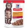 Hill's Science Diet Adult Chicken & Spinach Casserole Recipe Cat Food, 2.8-oz Pouch, Case Of 24 -PurePet Bites Shop 218067 MAIN. AC SS1800 V1580224409