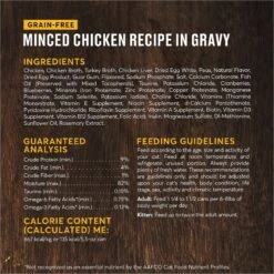 American Journey Minced Chicken Recipe In Gravy Grain-Free Canned Cat Food -PurePet Bites Shop 218189 PT2. AC SS1800 V1624996057