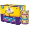 Wellness Seafood Pate Favorites Canned Cat Food, 3-oz, Case Of 24 -PurePet Bites Shop 218315 MAIN. AC SS1800 V1626188476