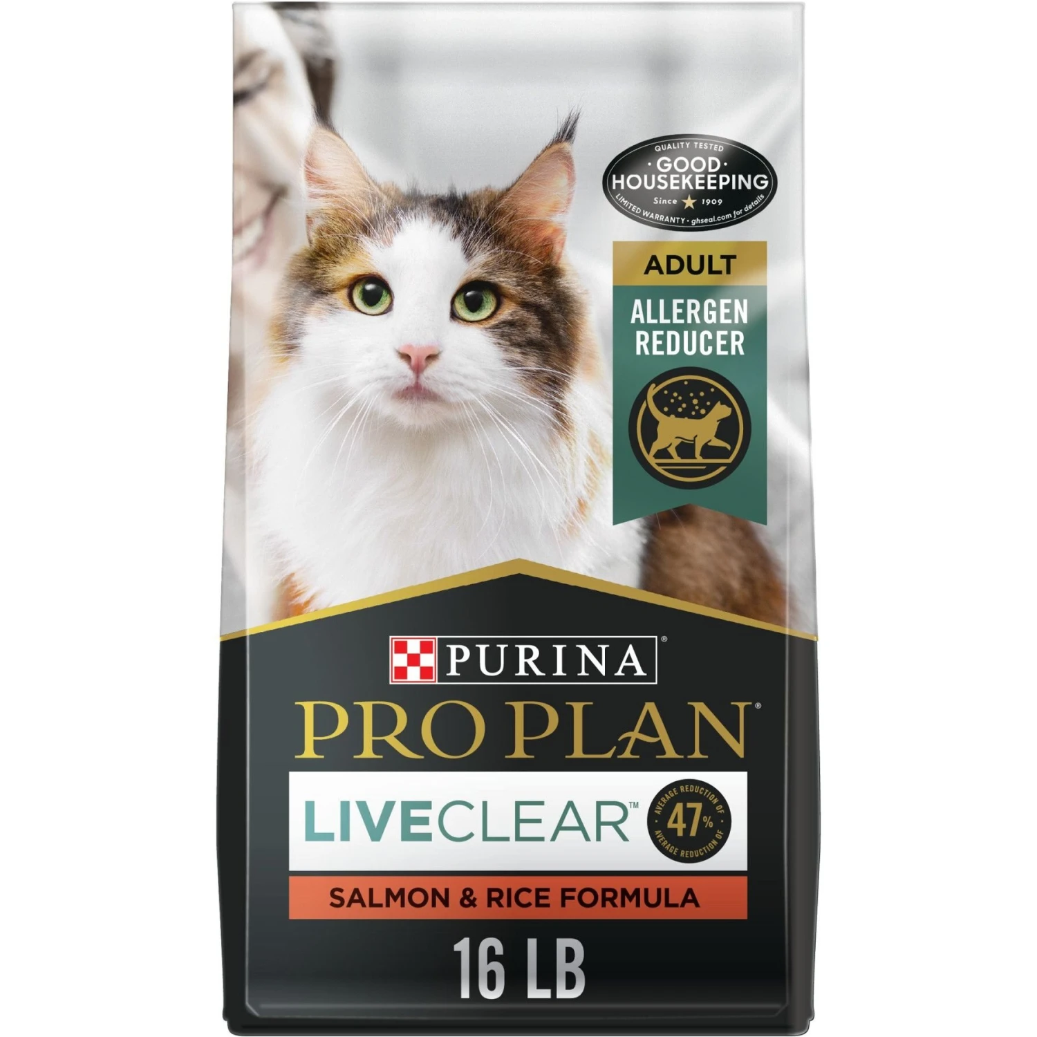 Purina Pro Plan LiveClear Probiotic High Protein Salmon & Rice Formula Dry Cat Food 3 Purina Pro Plan LiveClear Probiotic High Protein Salmon & Rice Formula Dry Cat Food