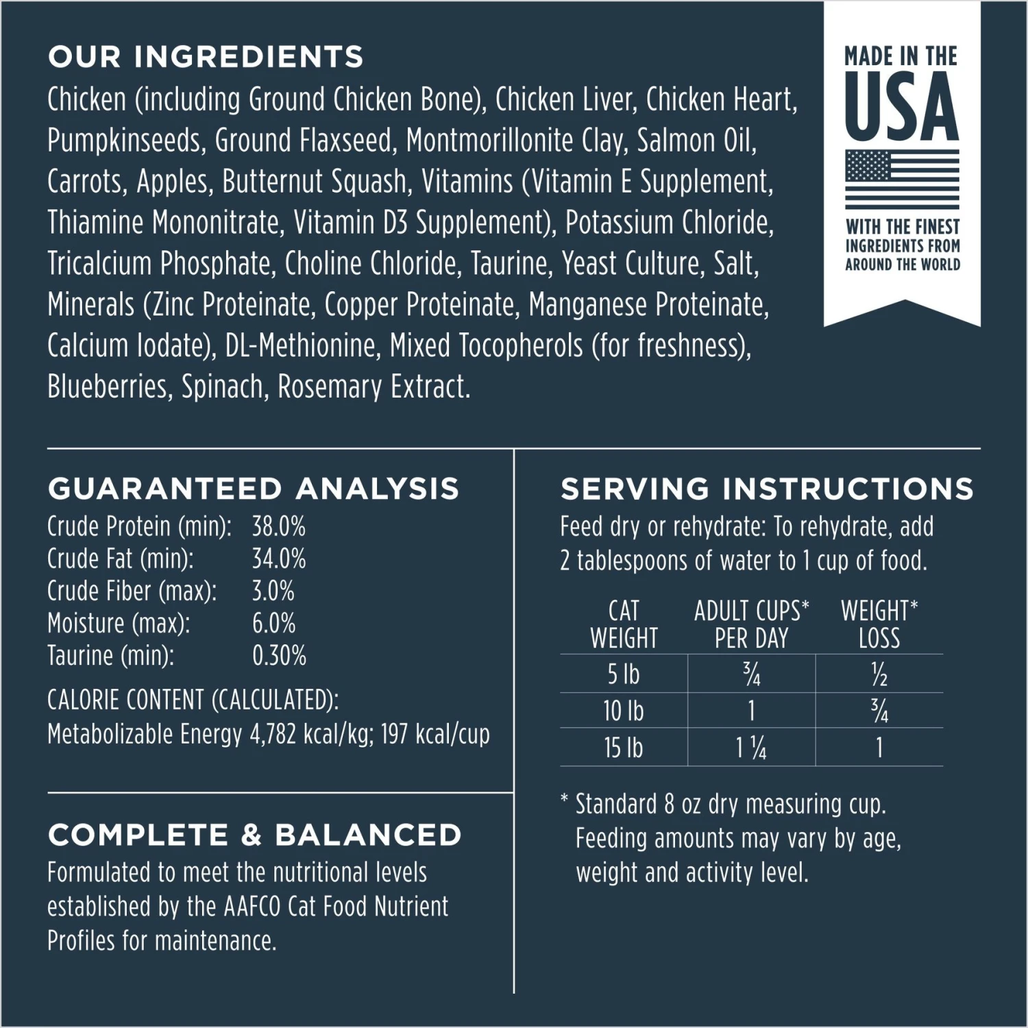 Instinct Freeze-Dried Raw Meals Grain-Free Cage-Free Chicken Recipe Cat Food 10 Instinct Freeze-Dried Raw Meals Grain-Free Cage-Free Chicken Recipe Cat Food - Image 8