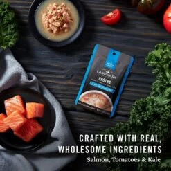 American Journey Landmark Broths Salmon, Tomatoes & Kale Recipe Wet Cat Food Complement Pouches, 1.4 Oz Case Of 16 -PurePet Bites Shop 219486 PT4. AC SS1800 V1608240134