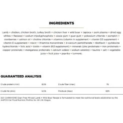 Go! Solutions Carnivore Grain-Free Minced Lamb + Wild Boar Cat Food -PurePet Bites Shop 220102 PT2. AC SS1800 V1638493419