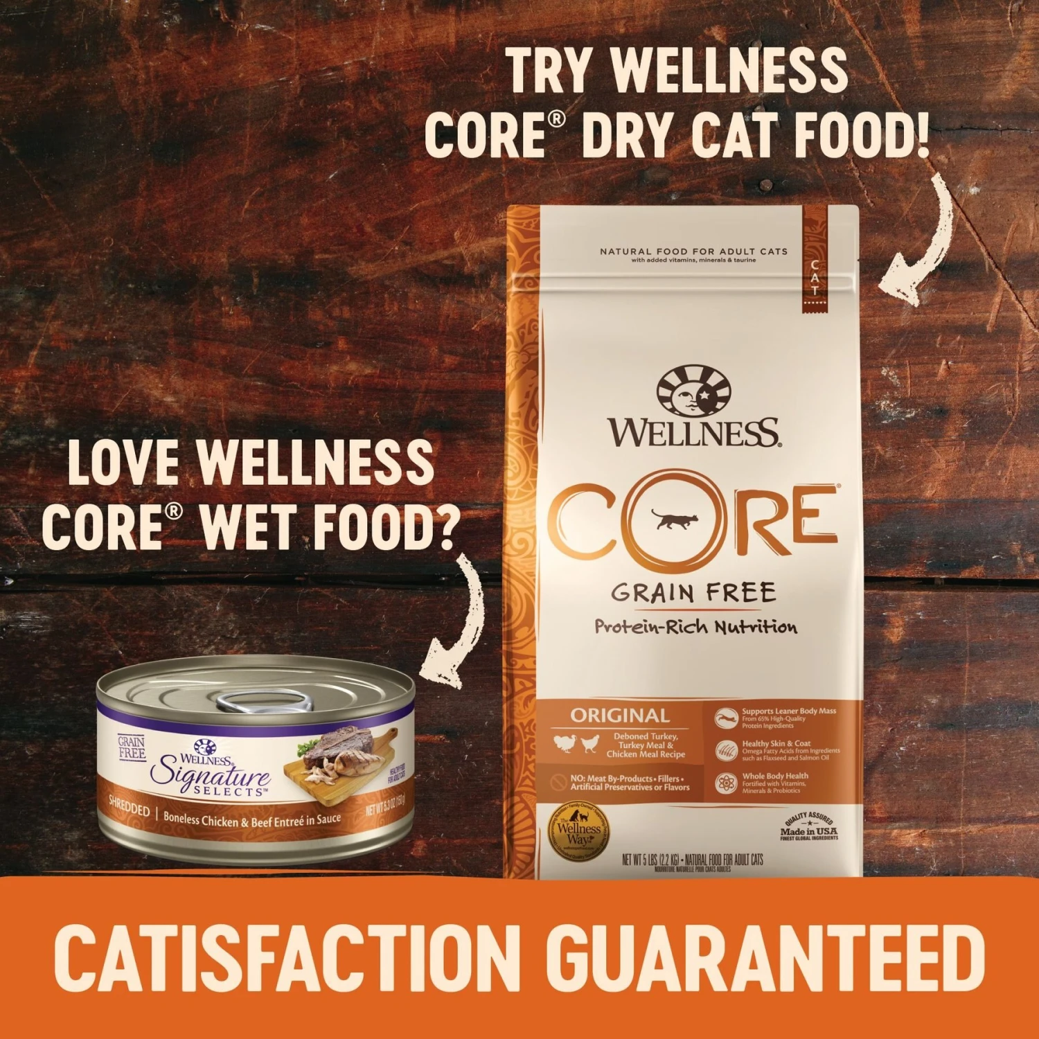 Wellness CORE Signature Selects Seafood Selection Variety Pack Canned Cat Food, 2.8-oz, Case Of 8 10 Wellness CORE Signature Selects Seafood Selection Variety Pack Canned Cat Food, 2.8-oz, Case Of 8 - Image 8