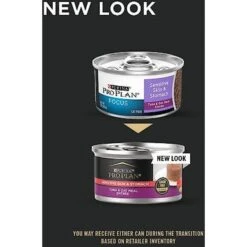 Purina Pro Plan Focus Sensitive Skin & Stomach Tuna & Oat Meal Entree Canned Cat Food, 3-oz Can, Case Of 24 -PurePet Bites Shop 223356 PT1. AC SS1800 V1624085879