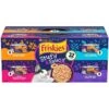 Friskies Stuf'd & Sauc'd Chicken, Tuna, Turkey, Salmon & Shrimp Variety Pack Canned Cat Food, 5.5-oz Can, Case Of 32 -PurePet Bites Shop 224442 MAIN. AC SS1800 V1583356684