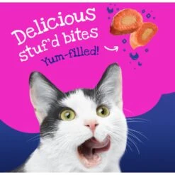 Friskies Stuf'd & Sauc'd Chicken, Tuna, Turkey, Salmon & Shrimp Variety Pack Canned Cat Food, 5.5-oz Can, Case Of 32 -PurePet Bites Shop 224442 PT4. AC SS1800 V1583356700