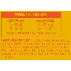 Meow Mix Tender Centers Basted Bites Beef & Salmon Flavors Dry Cat Food -PurePet Bites Shop 225314 PT6. AC SS1800 V1661377681