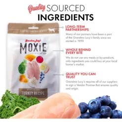 Grandma Lucy's Moxie Turkey Recipe Freeze-Dried Cat Food, 8-oz Bag -PurePet Bites Shop 234282 PT3. AC SS1800 V1676648390