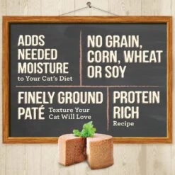 Merrick Purrfect Bistro Turkey, Beef & Chicken Recipe Variety Pack Grain-Free Pate Canned Cat Food, 3-oz, Case Of 24 -PurePet Bites Shop 235905 PT6. AC SS1800 V1631590917