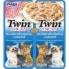 Inaba Twin Packs Tuna & Chicken With Scallop Recipe In Scallop Broth Grain-Free Cat Food Topper -PurePet Bites Shop 235970 MAIN. AC SS1800 V1591633718