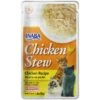 Inaba Chicken Stew Chicken Recipe Grain-Free Cat Food Topper, 1.4-oz Pouch 2 Inaba Chicken Stew Chicken Recipe Grain-Free Cat Food Topper, 1.4-oz Pouch -PurePet Bites Shop 235978 MAIN. AC SS1800 V1636417928