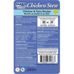 Inaba Chicken Stew Chicken & Tuna Recipe Grain-Free Cat Food Topper, 1.4-oz Pouch -PurePet Bites Shop 235980 PT1. AC SS1800 V1636414936