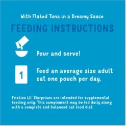Friskies Lil Slurprises With Flaked Tuna In Dreamy Sauce Wet Cat Food Topper -PurePet Bites Shop 237926 PT7. AC SS1800 V1695835987