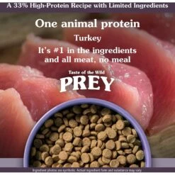 Taste Of The Wild PREY Turkey Formula Limited Ingredient Recipe Dry Cat Food 13 Taste Of The Wild PREY Turkey Formula Limited Ingredient Recipe Dry Cat Food -PurePet Bites Shop 242828 PT3. AC SS1800 V1641251492