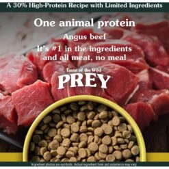 Taste Of The Wild PREY Angus Beef Formula Limited Ingredient Recipe Dry Cat Food -PurePet Bites Shop 242829 PT3. AC SS1800 V1641256586