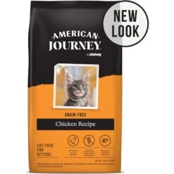 American Journey Kitten Chicken Recipe Grain-Free Dry Cat Food, 5-lb Bag