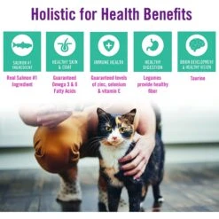 Chicken Soup For The Soul Salmon & Legumes Recipe Grain-Free Dry Cat Food 14 Chicken Soup For The Soul Salmon & Legumes Recipe Grain-Free Dry Cat Food -PurePet Bites Shop 244610 PT5. AC SS1800 V1596123668