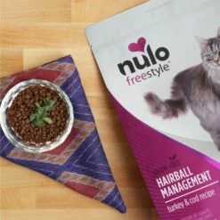 Nulo Freestyle Hairball Management Turkey & Cod Recipe Grain-Free Dry Cat Food -PurePet Bites Shop 251425 PT2. AC SS1800 V1667948129