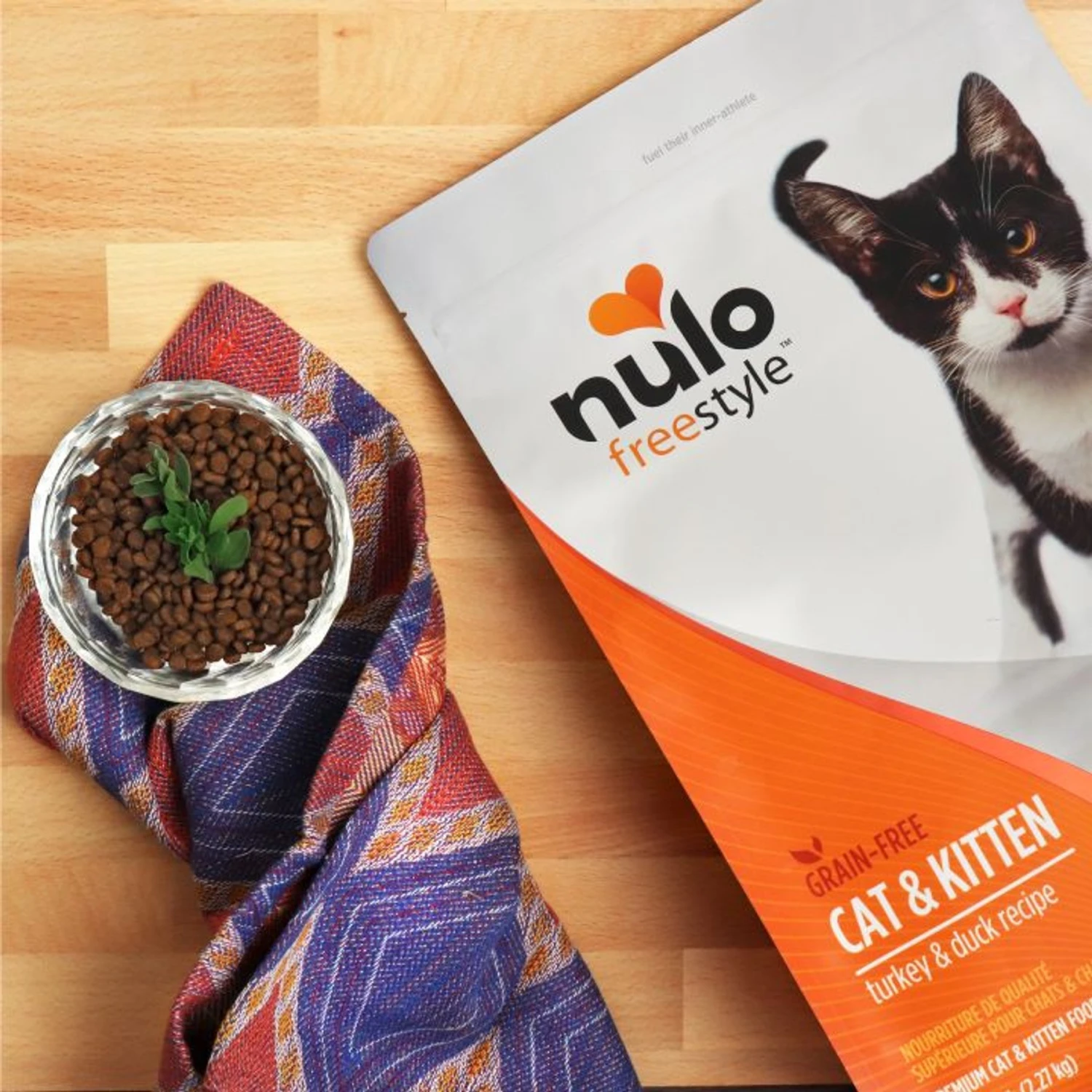 Nulo Freestyle Turkey & Duck Recipe Grain-Free Dry Cat & Kitten Food 5 Nulo Freestyle Turkey & Duck Recipe Grain-Free Dry Cat & Kitten Food - Image 3