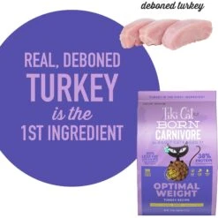 Tiki Cat Born Carnivore Light Turkey Recipe Adult Dry Cat Food, 2.8-lb Bag -PurePet Bites Shop 259090 PT3. AC SS1800 V1702938343