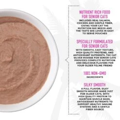 Tiki Cat Luau Velvet Mousse Salmon & Pumpkin In Broth Senior Wet Cat Food, 2.8-oz, Case Of 12 -PurePet Bites Shop 259094 PT4. AC SS1800 V1700001127