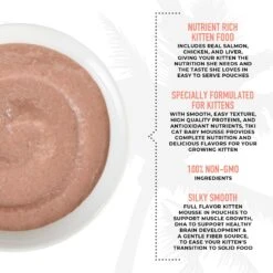 Tiki Cat Luau Velvet Mousse Salmon & Chicken In Broth Wet Kitten Food, 2.4-oz, Case Of 12 -PurePet Bites Shop 259096 PT4. AC SS1800 V1700598806