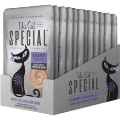 Tiki Cat Special Function Formula Light Chicken, Turkey & Pumpkin Recipe In Broth Wet Cat Food, 2.4-oz, Case Of 12 12 Tiki Cat Special Function Formula Light Chicken, Turkey & Pumpkin Recipe In Broth Wet Cat Food, 2.4-oz, Case Of 12 -PurePet Bites Shop 259102 PT1. AC SS1800 V1703800124