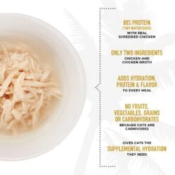 Tiki Cat Born Carnivore Complements Chicken Recipe In Chicken Broth Wet Cat Food Topper, 2.1-oz, Case Of 8 -PurePet Bites Shop 259106 PT3. AC SS1800 V1701796091