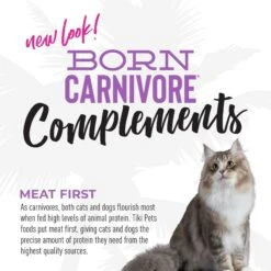 Tiki Cat Born Carnivore Complements Chicken & Duck Recipe In Chicken Broth Wet Cat Food Topper, 2.1-oz, Case Of 8 16 Tiki Cat Born Carnivore Complements Chicken & Duck Recipe In Chicken Broth Wet Cat Food Topper, 2.1-oz, Case Of 8 -PurePet Bites Shop 259112 PT5. AC SS1800 V1701796031