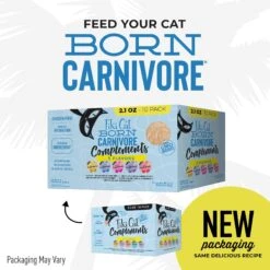 Tiki Cat Born Carnivore Complements Variety Pack Grain-Free Wet Cat Food Topper, 2.1-oz, Case Of 10 -PurePet Bites Shop 259116 PT1. AC SS1800 V1701796015