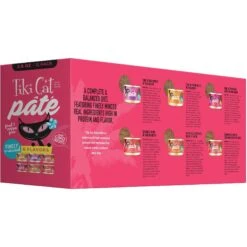 Tiki Cat Pate Variety Pack Wet Cat Food, 2.8-oz, Case Of 12 10 Tiki Cat Pate Variety Pack Wet Cat Food, 2.8-oz, Case Of 12 -PurePet Bites Shop 259130 PT1. AC SS1800 V1605310931
