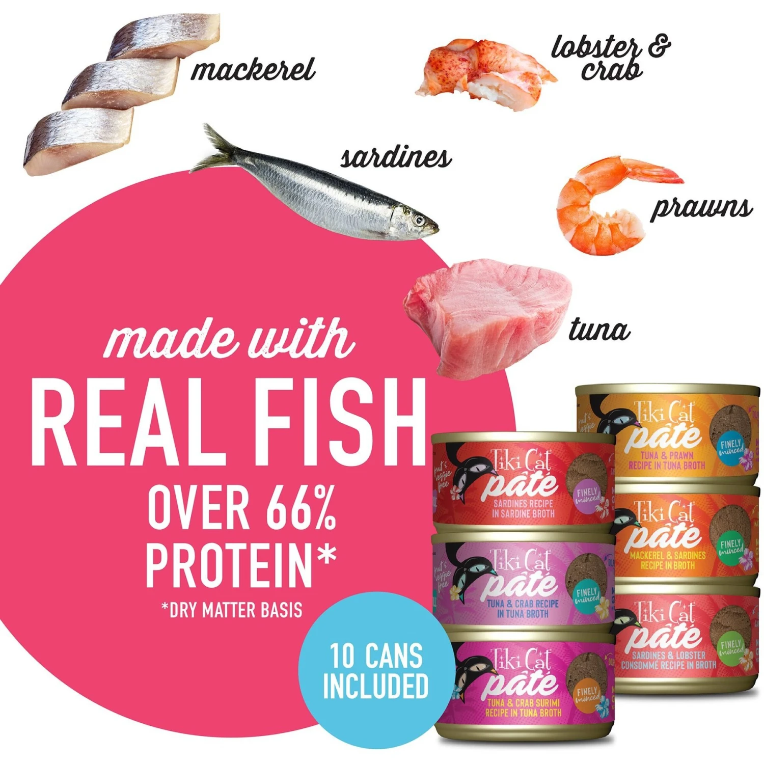 Tiki Cat Pate Variety Pack Wet Cat Food, 2.8-oz, Case Of 12 7 Tiki Cat Pate Variety Pack Wet Cat Food, 2.8-oz, Case Of 12 - Image 5