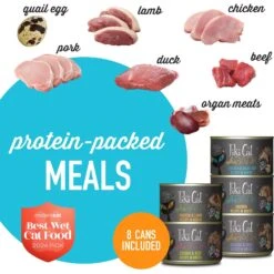 Tiki Cat After Dark Variety Pack Grain-Free Wet Cat Food, 5.5-oz, Case Of 8 -PurePet Bites Shop 259132 PT3. AC SS1800 V1651238184