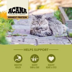 ACANA Grasslands Grain-Free Dry Cat Food -PurePet Bites Shop 259548 PT4. AC SS1800 V1690998056