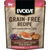 Evolve Salmon & Sweet Potato Stew In Gravy Grain-Free Wet Pouch Cat Food, 3-oz Pouch, Case Of 24 -PurePet Bites Shop 262860 MAIN. AC SS1800 V1606865567