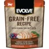 Evolve Turkey Stew With Vegetables In Gravy Grain-Free Wet Pouch Cat Food, 3-oz Pouch, Case Of 24 -PurePet Bites Shop 262862 MAIN. AC SS1800 V1606872762