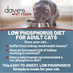 Dave's Pet Food Restricted Diet Phosphorus Chicken Liver & Chicken In Juice Pate Canned Cat Food -PurePet Bites Shop 263159 PT1. AC SS1800 V1609885063