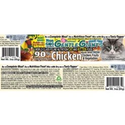 Gentle Giants Natural Non-GMO Chicken Grain-Free Cat & Kitten Canned Cat Food, 3-oz, Case Of 24 -PurePet Bites Shop 263198 PT1. AC SS1800 V1690829231