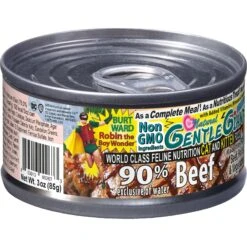 Gentle Giants Natural Non-GMO Beef Grain-Free Cat & Kitten Canned Cat Food, 3-oz, Case Of 24 -PurePet Bites Shop 263200 PT2. AC SS1800 V1690829196