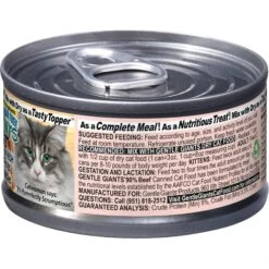 Gentle Giants Natural Non-GMO Beef Grain-Free Cat & Kitten Canned Cat Food, 3-oz, Case Of 24 -PurePet Bites Shop 263200 PT3. AC SS1800 V1690829887