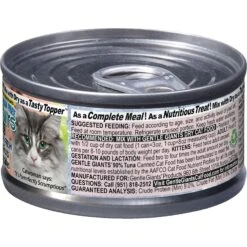 Gentle Giants Natural Non-GMO Tuna Grain-Free Cat & Kitten Canned Cat Food, 3-oz, Case Of 24 -PurePet Bites Shop 263204 PT3. AC SS1800 V1690829870