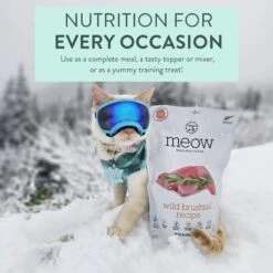 The New Zealand Natural Pet Food Co. Meow Wild Brushtail Grain-Free Freeze-Dried Cat Food, 9-oz Bag -PurePet Bites Shop 263629 PT2. AC SS1800 V1608264146